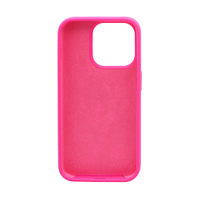 Кейс iPhone 15 Pro Silicone Case без логотипа (№038) розовый