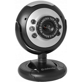 Web-camera Defender C-110 0,3 Мpx (подсветка, кнопка фото)