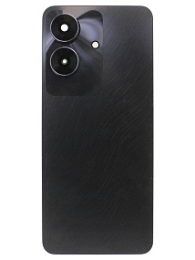 корпус для телефона Realme Note 60 (RMX3933) Черный задняя крышка - Премиум