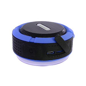 Колонка C6 (Bluetooth/MicroSD/USB/FM) синяя