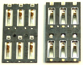Коннектор SIM Nokia 800/900/920/925/301/301 Dual