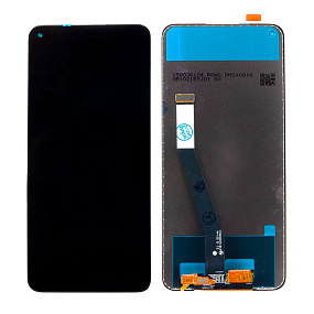 Дисплей для телефона Xiaomi Redmi Note 9 модуль Черный - Оригинал