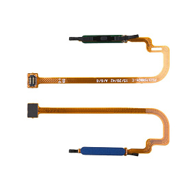 Шлейф Xiaomi Poco M3/Redmi 9T сканер отпечатка пальцев Синий