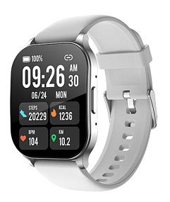Часы Smart IP 68 WiWatch S2 серебро