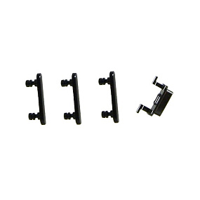 Толкатель кнопки вкл iPhone 7/7 Plus набор 4шт. (вкл.,громкость, блокировка) Черный