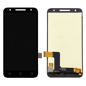 Дисплей для телефона Alcatel OT-5047D (U5 HD) в сборе с тачскрином Черный