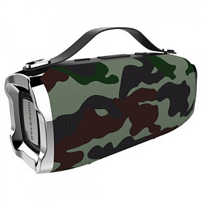 Колонка Hopestar H36 (Bluetooth/MicroSD/USB/FM/AUX/Microphone) влагозащищенная хаки