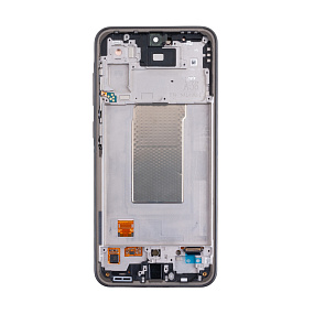 Дисплей для телефона Samsung A366B (A36 5G) модуль Черный - Оригинал (SP)