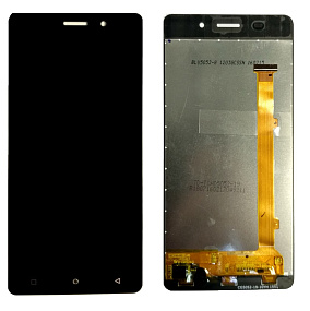 Дисплей для телефона Highscreen Power Ice в сборе с тачскрином Черный