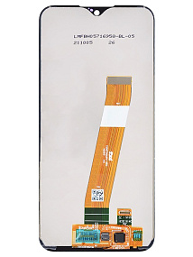 Дисплей для телефона Samsung A015F/M015F (A01/M01) в сборе с тачскрином Черный (Узкий коннектор)