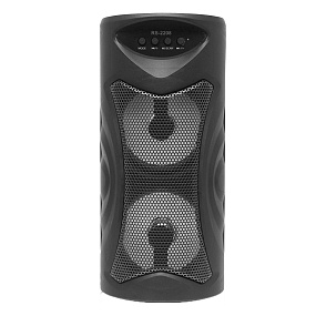 Колонка RS-2208 (Bluetooth/USB/TF/FM/AUX/) 5W черная