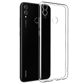 Силиконовый чехол Honor 8C прозрачный
