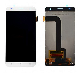 Дисплей для телефона Fly FS504 (Cirrus 2) в сборе с тачскрином Белый