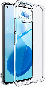 Силиконовый чехол Xiaomi Mi 11 Lite прозрачный