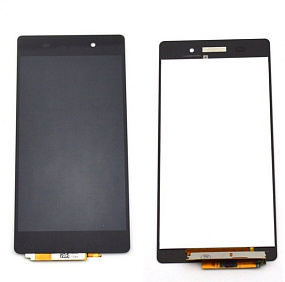 Дисплей для телефона Sony D6503 (Z2) в сборе с тачскрином Черный