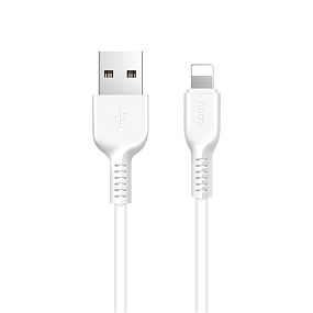 Дата кабель lightning - USB Hoco X20 3м белый