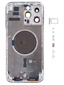 Корпус iPhone 14 Pro Max (1 Sim) Белый - Премиум