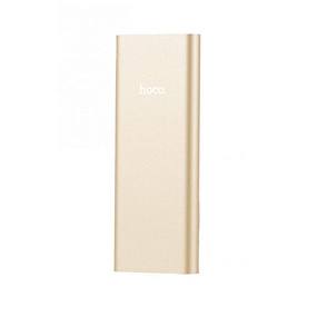 Портативное зарядное устройство Hoco B16 10000mAh LCD золото