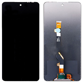 Дисплей для телефона Tecno Pova 3 (LF7n) в сборе с тачскрином Черный - Оригинал