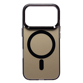 Кейс iPhone 17 Pro силикон SafeMag SM025 черный