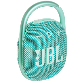 Портативная колонка JBL Clip 4 бирюзовая