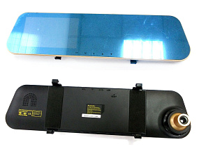 ВидеоРегистратор в зеркале заднего вида C104 + выносная камера 1080HD