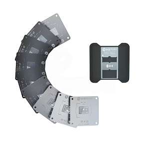 Платформа для реболлинга Mijing Z21 Max для iPhone X-16 Pro Max с трафаретами процессоров