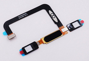 Шлейф Nokia 6 сканер отпечатка пальцев Черный