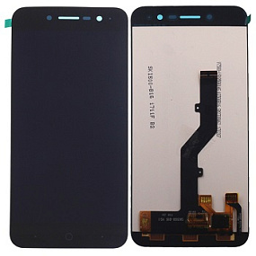 Дисплей для телефона ZTE Blade A520 в сборе с тачскрином Черный