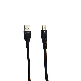 Дата кабель micro USB - USB Hoco U53 1м 4А черный