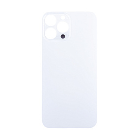 Задняя крышка iPhone 13 Pro Max (стекло) белый - Премиум