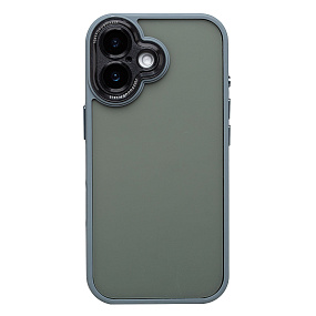 Кейс iPhone 17 силикон PC090 серый