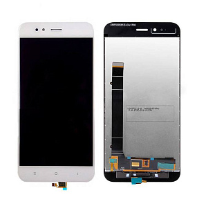 Дисплей для телефона Xiaomi Mi A1/Mi 5X в сборе с тачскрином Белый