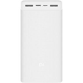 Портативное зарядное устройство Xiaomi 3 30000mAh Type-C (PB3018ZM) белый