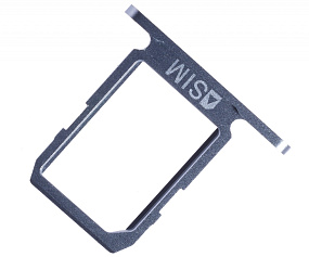 Контейнер SIM Samsung G920F/S6 Черный