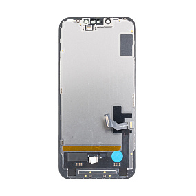 Дисплей для телефона iPhone 14 в сборе Черный - (Soft OLED, Full HD) (с верификацией)