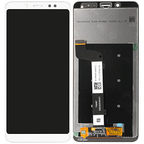Дисплей для телефона Xiaomi Redmi Note 5/Note 5 Pro в сборе с тачскрином Белый - Оригинал