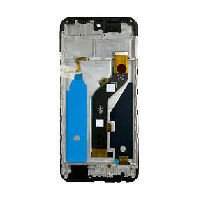Дисплей для телефона Tecno Pova 4 (LG7n) модуль с рамкой Черный - Оригинал