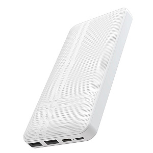 Портативное зарядное устройство Hoco J48 2USB/Micro/Type-C 10000mAh белый