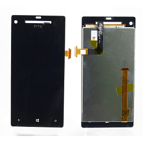 Дисплей для телефона HTC 8X в сборе с тачскрином Черный