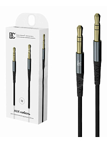 Кабель 3.5mm Jack (папа) - 3.5mm Jack (папа) BC 1м черный