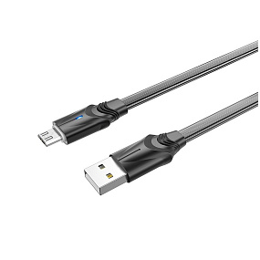 Дата кабель micro USB - USB Borofone BU12 1,2м 2.4A черный