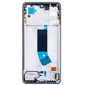 Дисплей для телефона Xiaomi Redmi Note 13 4G (23129RAA4G) модуль с рамкой Черный - Оригинал (SP)