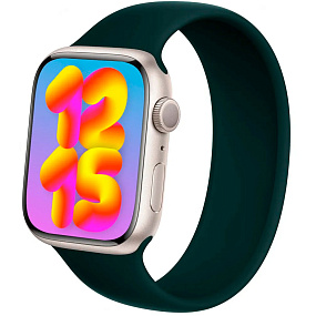 Ремешок Apple Watch Solo Loop Silicone 38/40/41mm (M) темно-зеленый