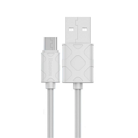 Дата кабель micro USB - USB Baseus CAMUN-02 Yaven белый
