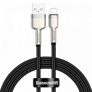Дата кабель lightning - USB Baseus Cafule (CALJK-A01) 1м 2.4A черный