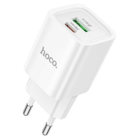 СЗУ-USB/Type-C Hoco C149A PD30W+QC3.0 белый