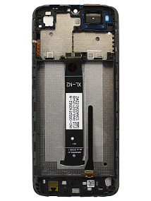 Дисплей для телефона Xiaomi Redmi A2+ (23028RNCAG) модуль с рамкой Черный - Оригинал