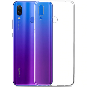 Силиконовый чехол Huawei P Smart 2019 прозрачный