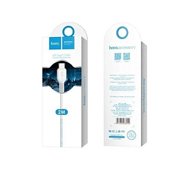 Дата кабель lightning - USB Hoco X20 2A 2м белый